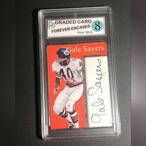 Gale Sayers Inkredible Ink Facsimile Auto
